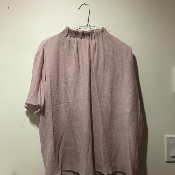 MANGO Crepe Collared Blouse - Picture 3 of 3